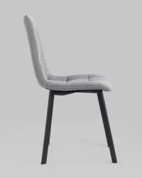 Стул Oliver Square велюр Серый